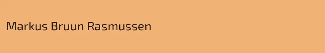 Markus Bruun Rasmussen